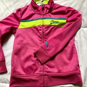 Children’s puma zip up track suit jacket